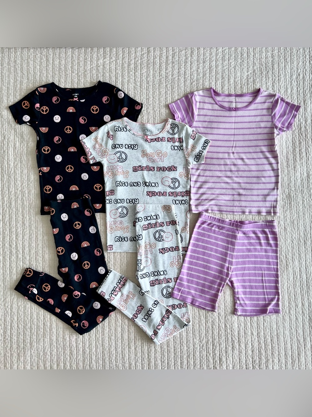 Carterโs Kids Pajamas - bundle of 3, size 8